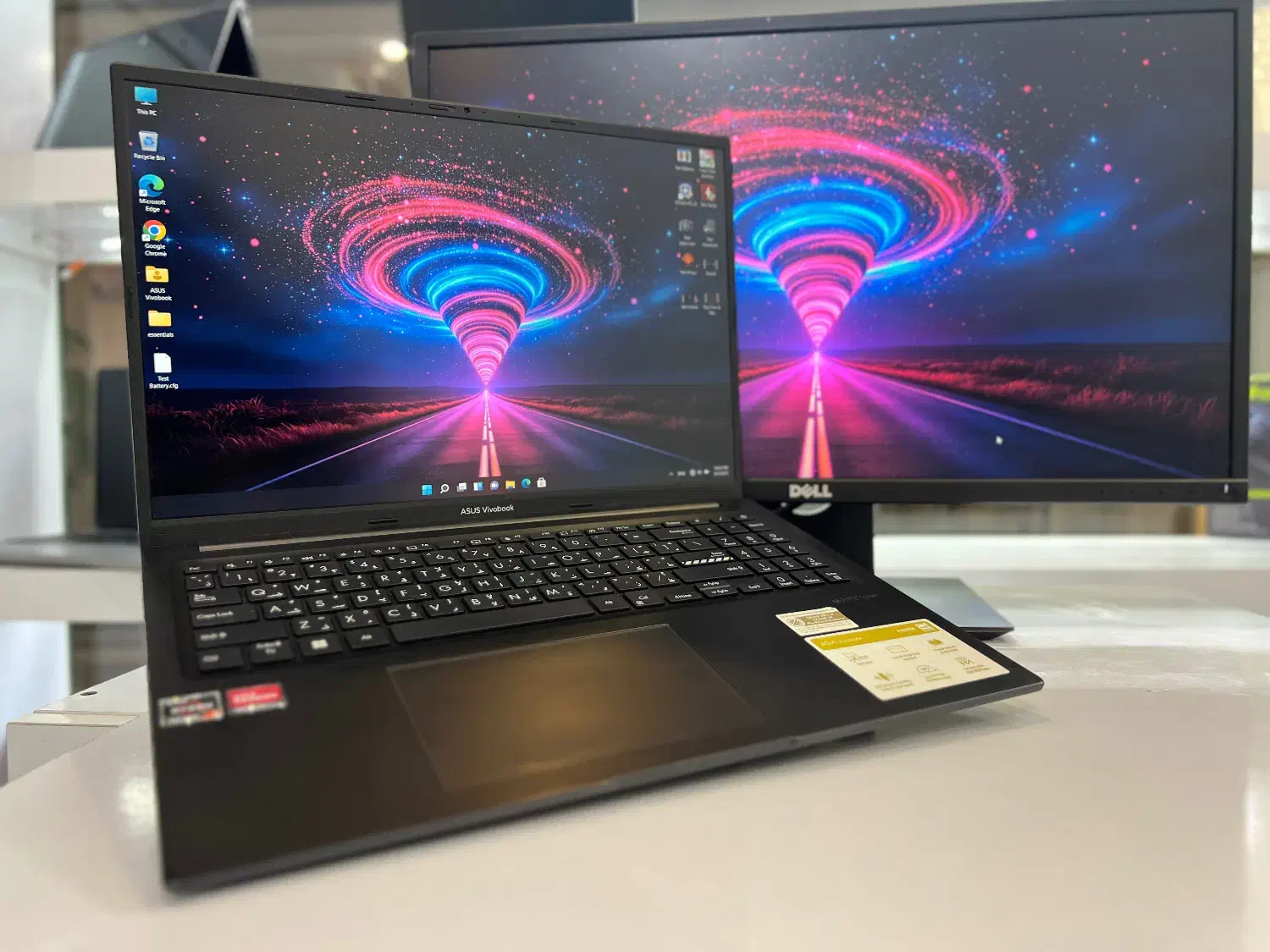 لپتاپ ASUS نسل ۱۳ قدرتمند/ صفحه 16inch ips|رایانه همراه|مشهد, راهنمایی|دیوار