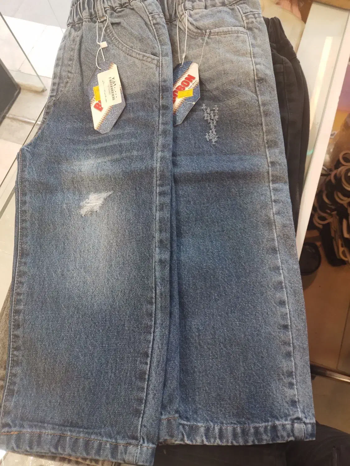 شلوار جین بگ سایز کوچک|کفش و لباس بچه|مشهد, سرافرازان|دیوار