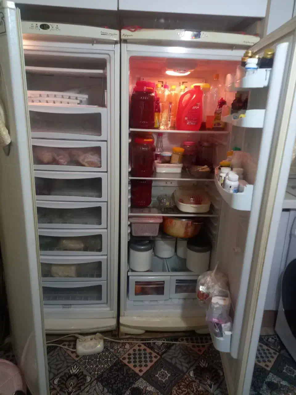 یخچال دوقلوتمیز|یخچال و فریزر|ساوه, |دیوار