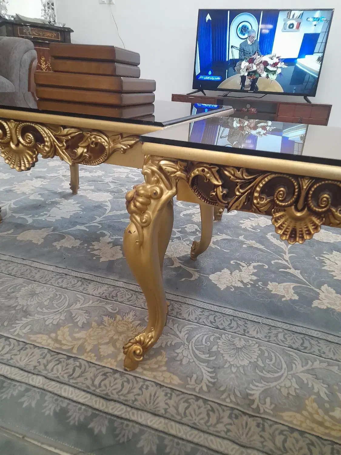 میز جلو مبلی و عسلی با شیشه ۶ میل|مبلمان خانگی و میز عسلی|پیشوا, |دیوار