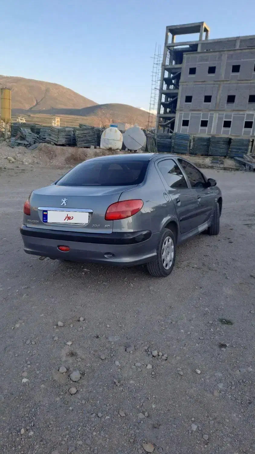 ۲۰۶sd v8 آریان|خودرو سواری و وانت|مشگین شهر, |دیوار