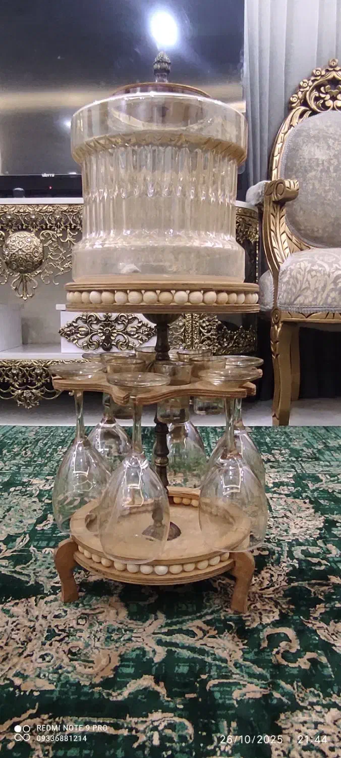 کلمن شربت جام لیوان شیشه ی|ظروف سرو و پذیرایی|مشهد, کارمندان دوم|دیوار