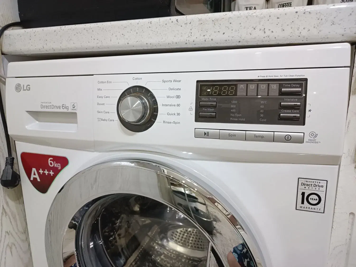 ماشین لباسشویی LG ال جی اصل کره|ماشین لباسشویی و خشککن لباس|مشهد, فرهنگیان (شهرک غرب)|دیوار