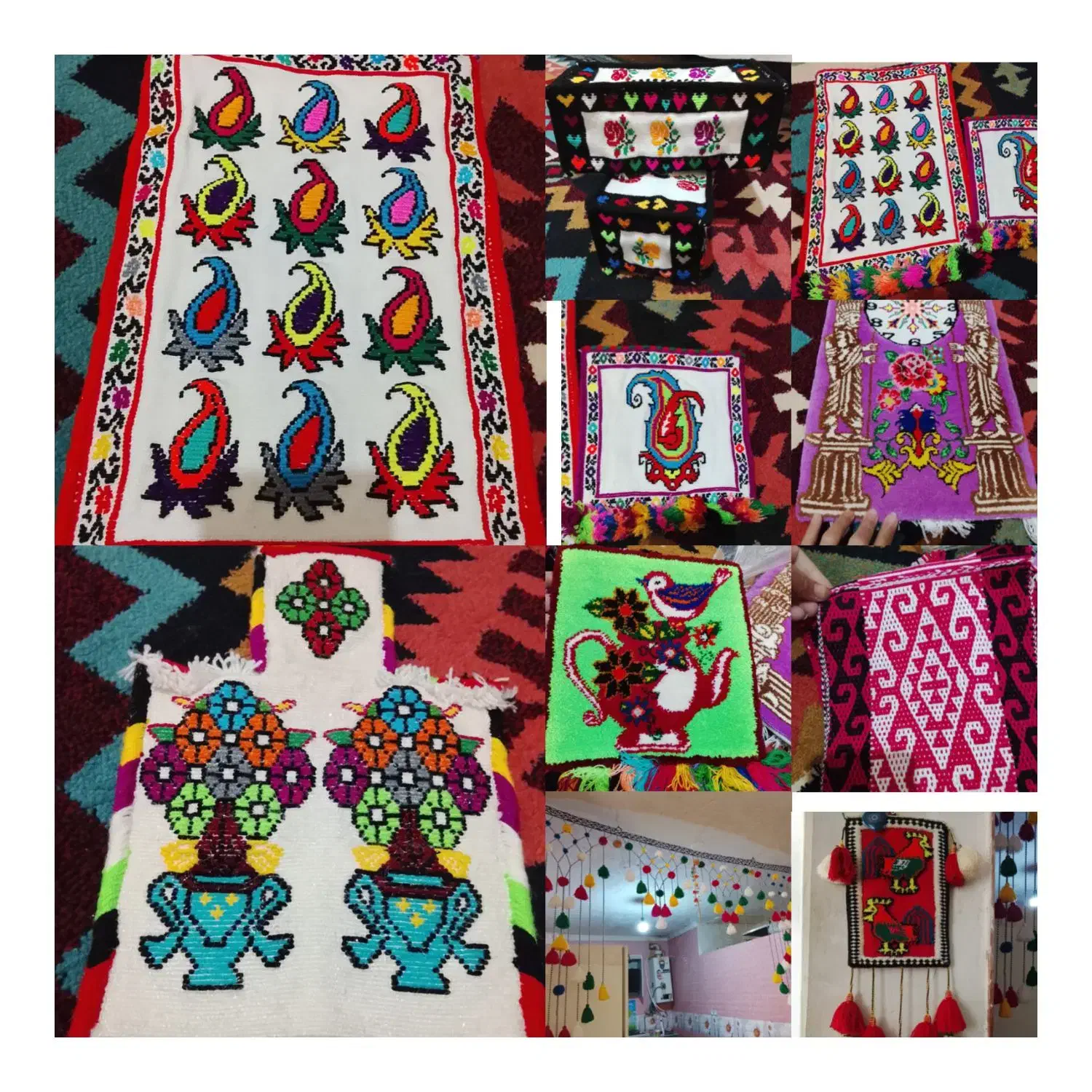 بافت صنایع دستی|صنایع دستی و سایر لوازم تزئینی|ارژن, |دیوار