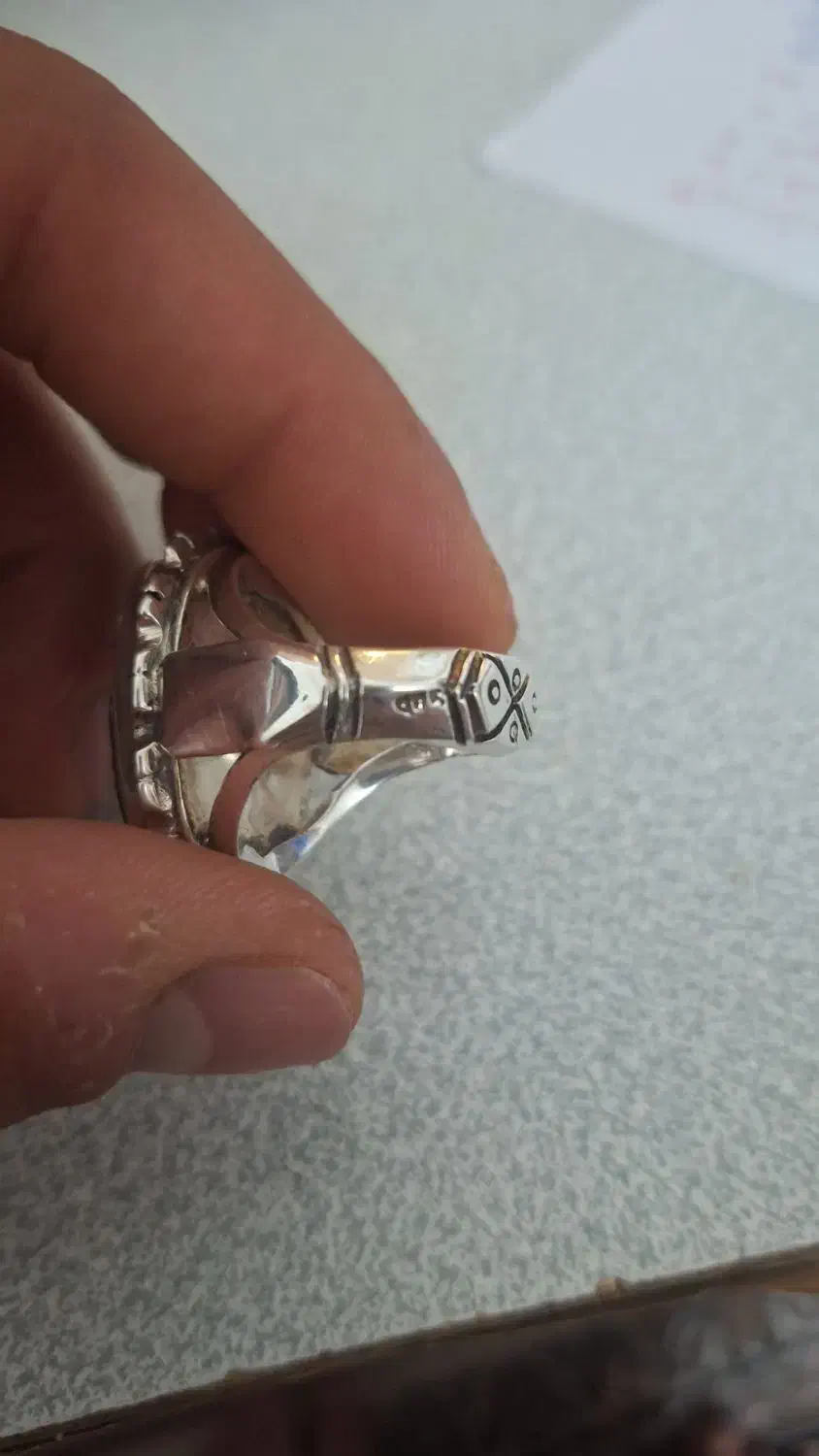 انگشتر نقره فیروزه|جواهرات|بابل, |دیوار