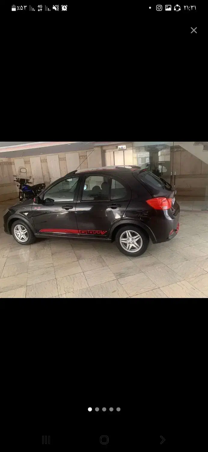 کوئیک r مشکی قرمز|خودرو سواری و وانت|رستم‌آباد, |دیوار