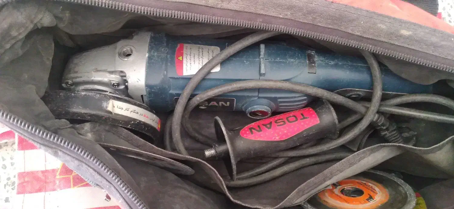 فروش وسایل . سنگ فرز توسن.قرقره|ابزارآلات|فرخ‌شهر, |دیوار