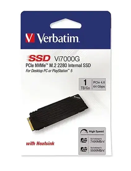 SSD Verbatim 1tb مخصوص پلی‌استیشن ۵|کنسول، بازی ویدئویی و آنلاین|تهران, امام خمینی|دیوار