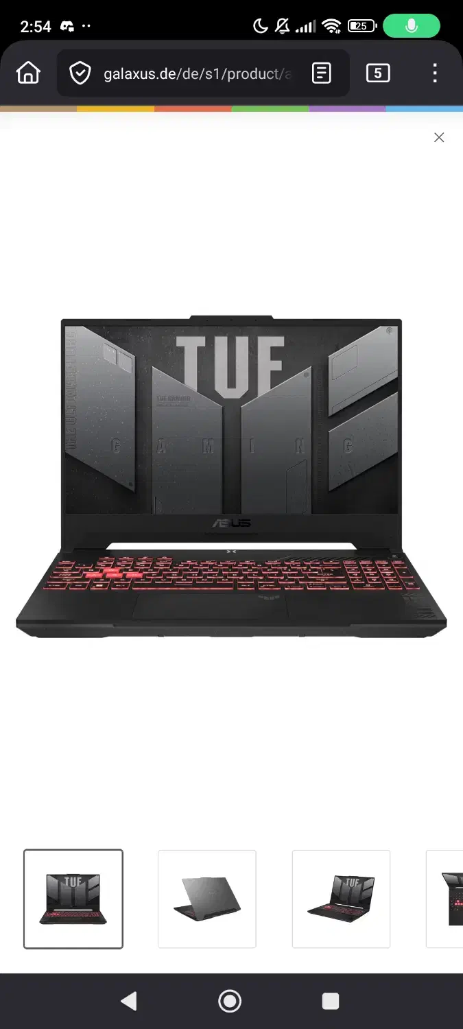 لپتاپ tuff gaming F15 fx507zc|رایانه همراه|بجنورد, |دیوار