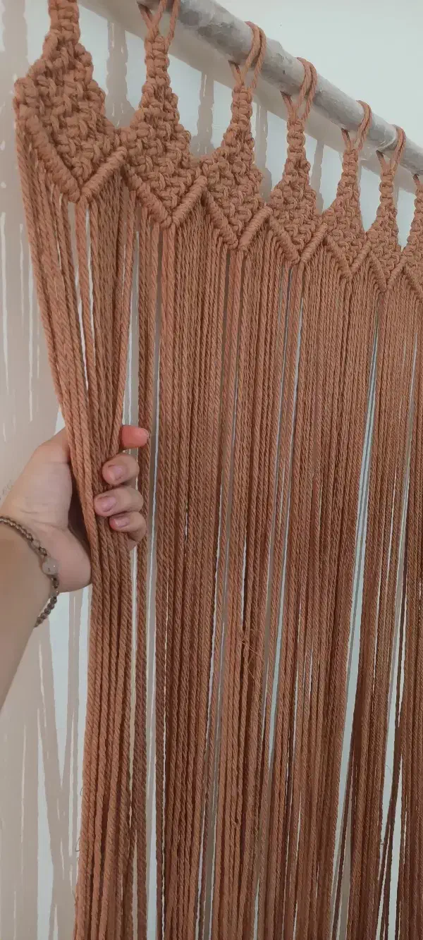 پرده مکرومه|پرده، رانر، رومیزی|گرگان, |دیوار