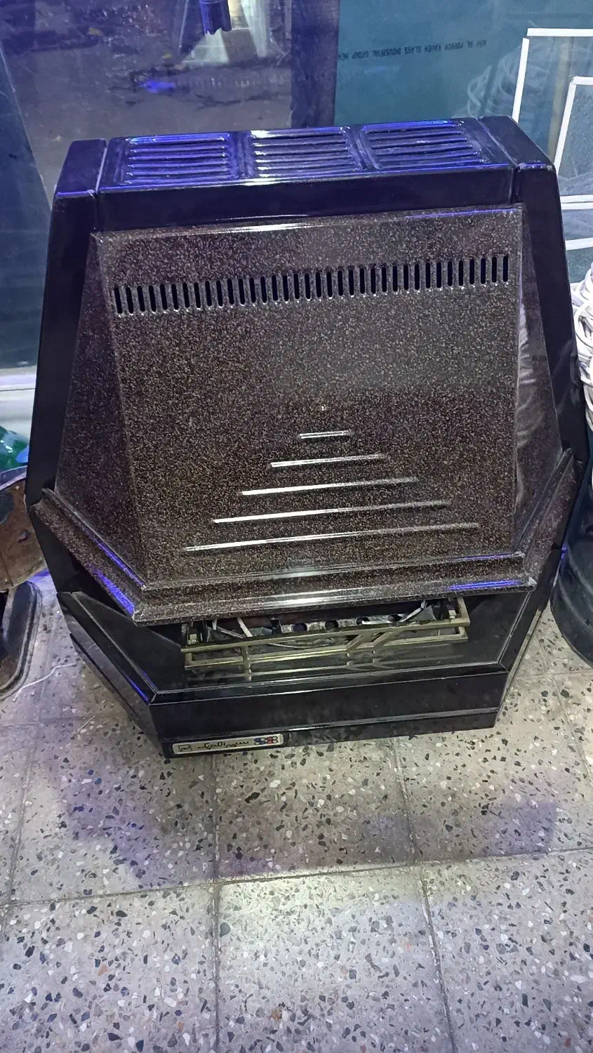 بخاری طرح شومینه سپهر الکتریک|بخاری، هیتر، شومینه|سلماس, |دیوار