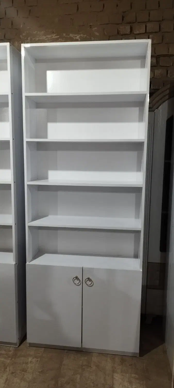 کتابخانه درب دار بدون درب|کتابخانه، شلف، قفسه‌های دیواری|قم, شاه ابراهیم|دیوار