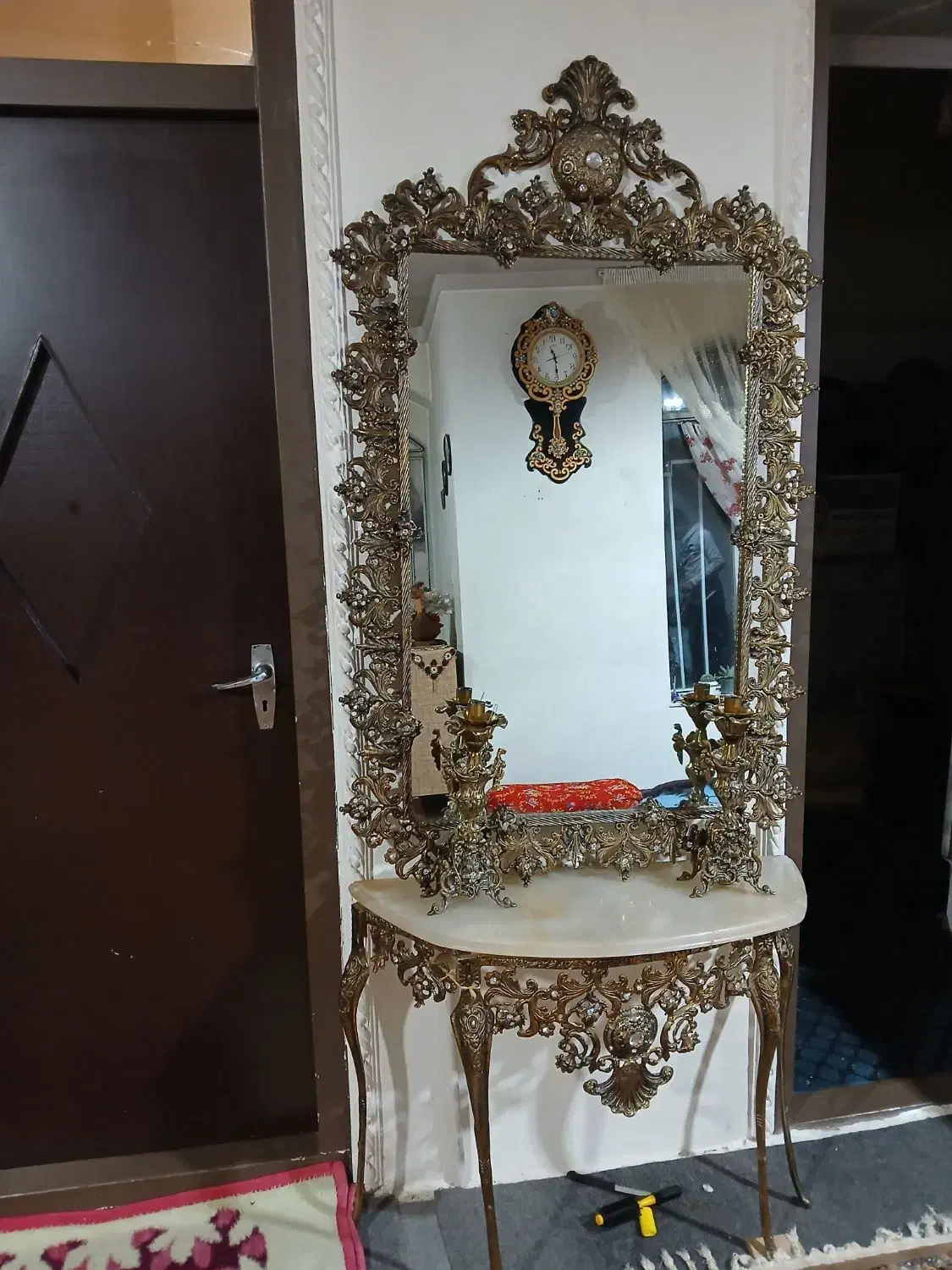 ایینه کنسول برنزه|آینه|ارومیه, |دیوار