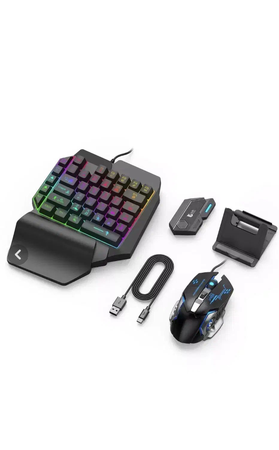 ماوس و کیبورد گیمینگ مدل Mix پاپجی و کالاف دیوتی|قطعات و لوازم جانبی رایانه|قزوین, |دیوار