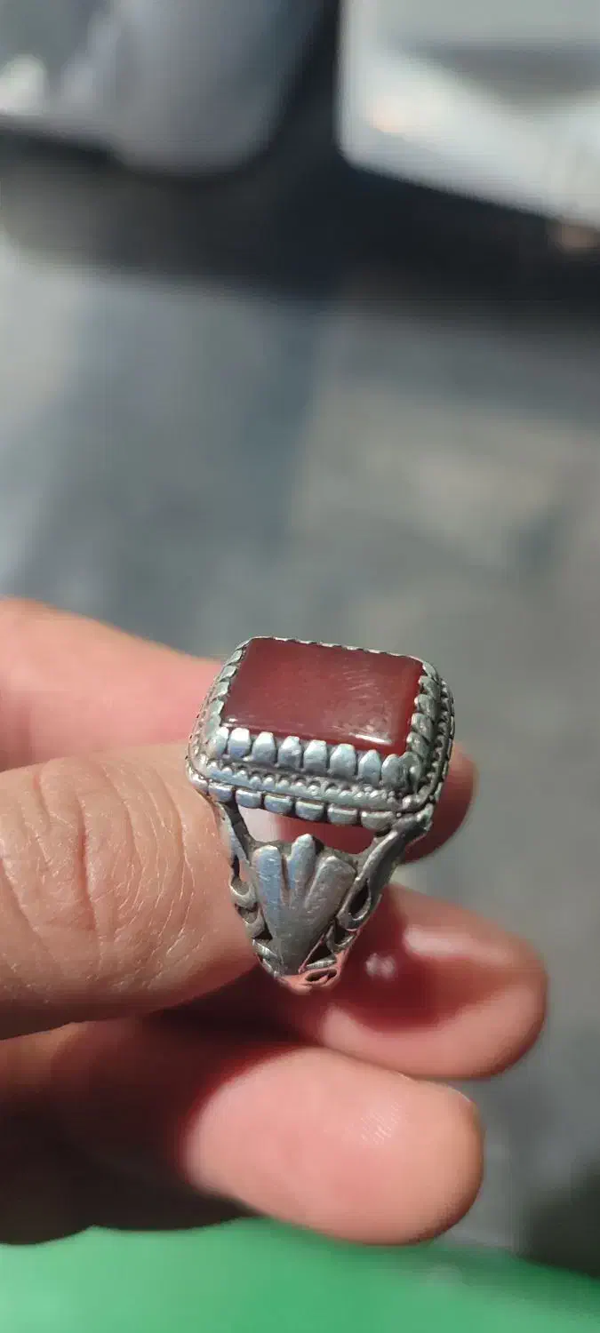 انگشتر عقیق|کلکسیون اشیاء عتیقه|هشتگرد, شهرک بعثت|دیوار