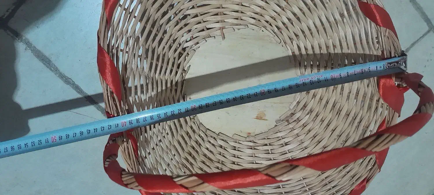 سبد حصیری|صنایع دستی و سایر لوازم تزئینی|سهند, |دیوار