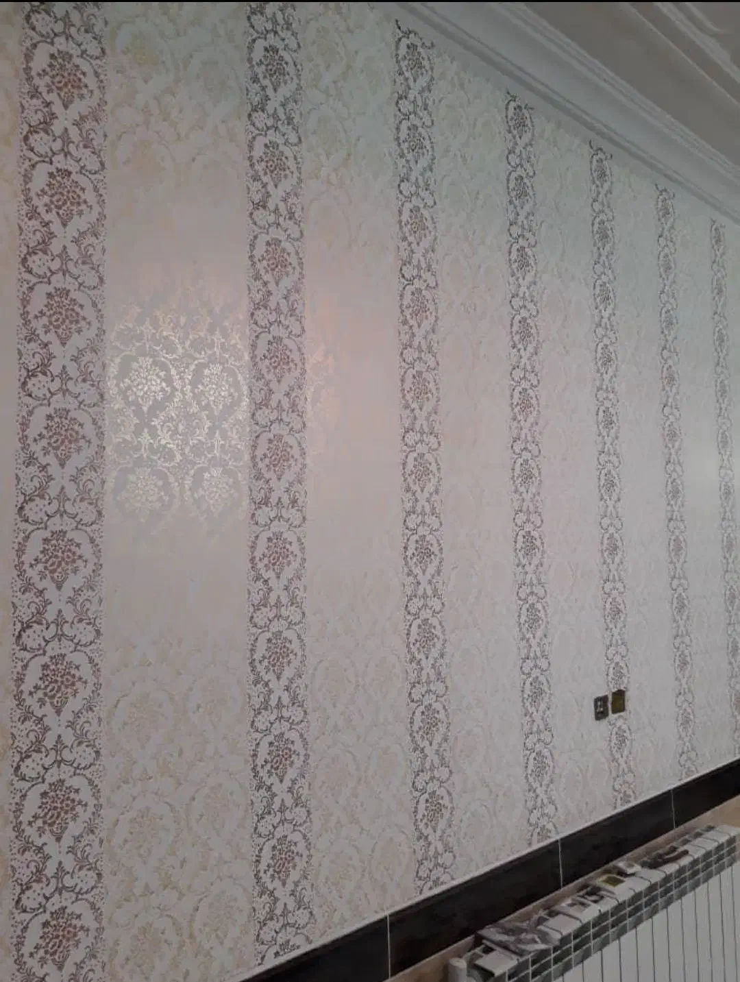 نقاشی ساختمان طرح کاغذدیواری رنگ امیزی|خدمات پیشه و مهارت|مشهد, گلشور|دیوار