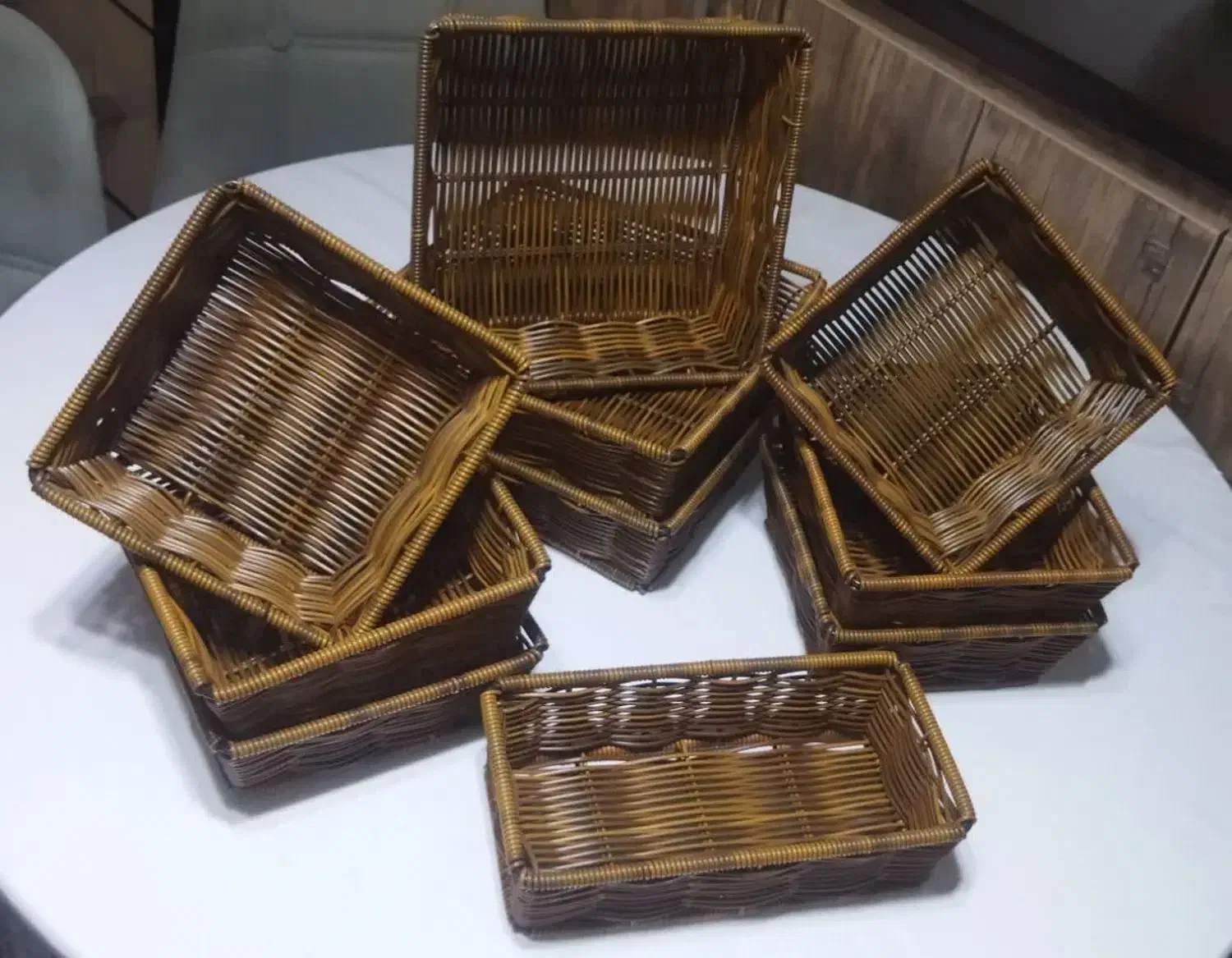 هنرکده بافت بافت انواع سبد|صنایع دستی و سایر لوازم تزئینی|اراک, |دیوار