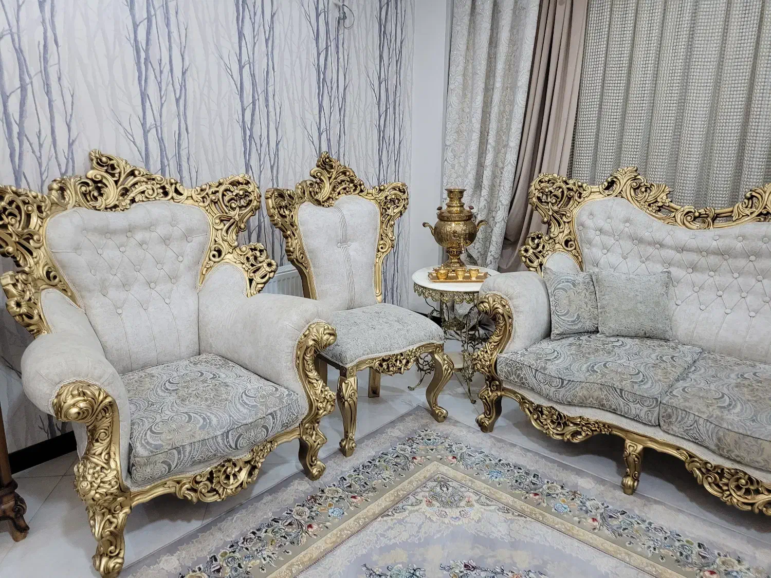 مبل سلطنتی|مبلمان خانگی و میز عسلی|ملارد, |دیوار