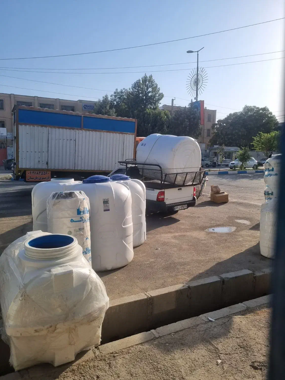 مرکز تانکر ماهستیم مخزن پلی اتیلن(منبع فرصت خرید)|مصالح و تجهیزات ساختمان|شهریار, شهرک شاهد|دیوار