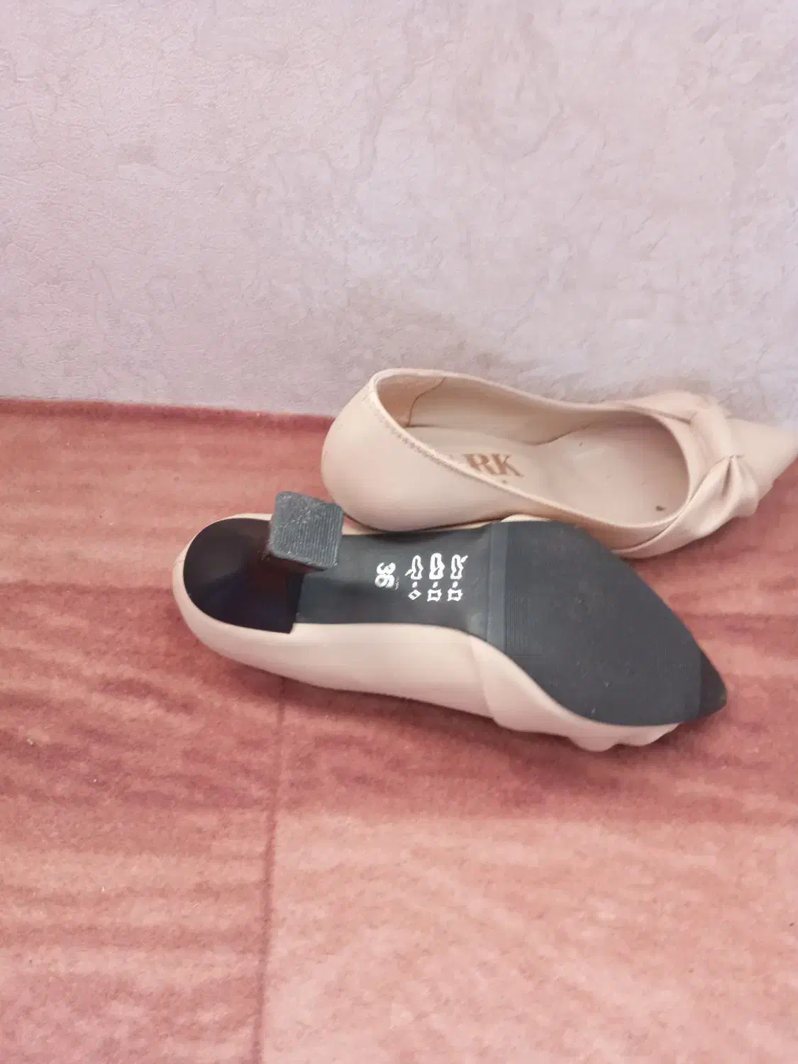 کفش مجلسی کرمی سایز ۳۶|کیف، کفش، کمربند|صوفیان, |دیوار