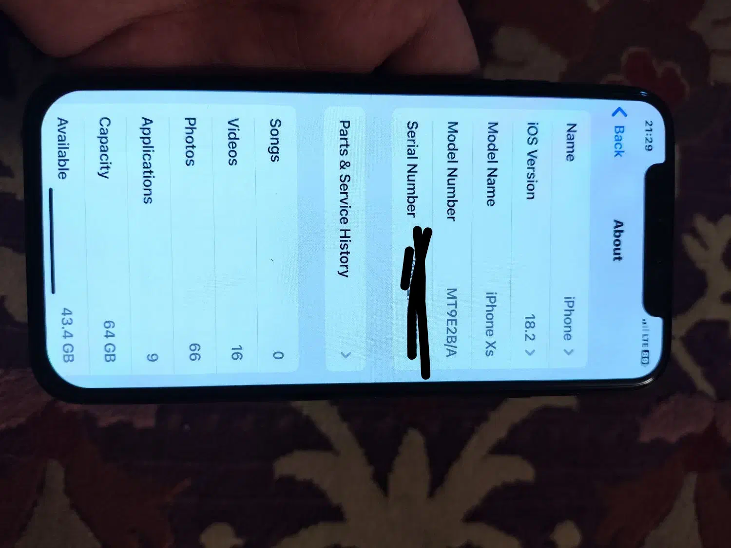 آیفون xs مشکی 64 گیگ|موبایل|لواسان, |دیوار