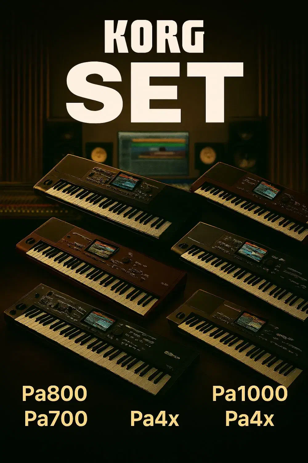 فروش ست انواع کیبورد korg|پیانو، کیبورد، آکاردئون|اصفهان, کوجان|دیوار