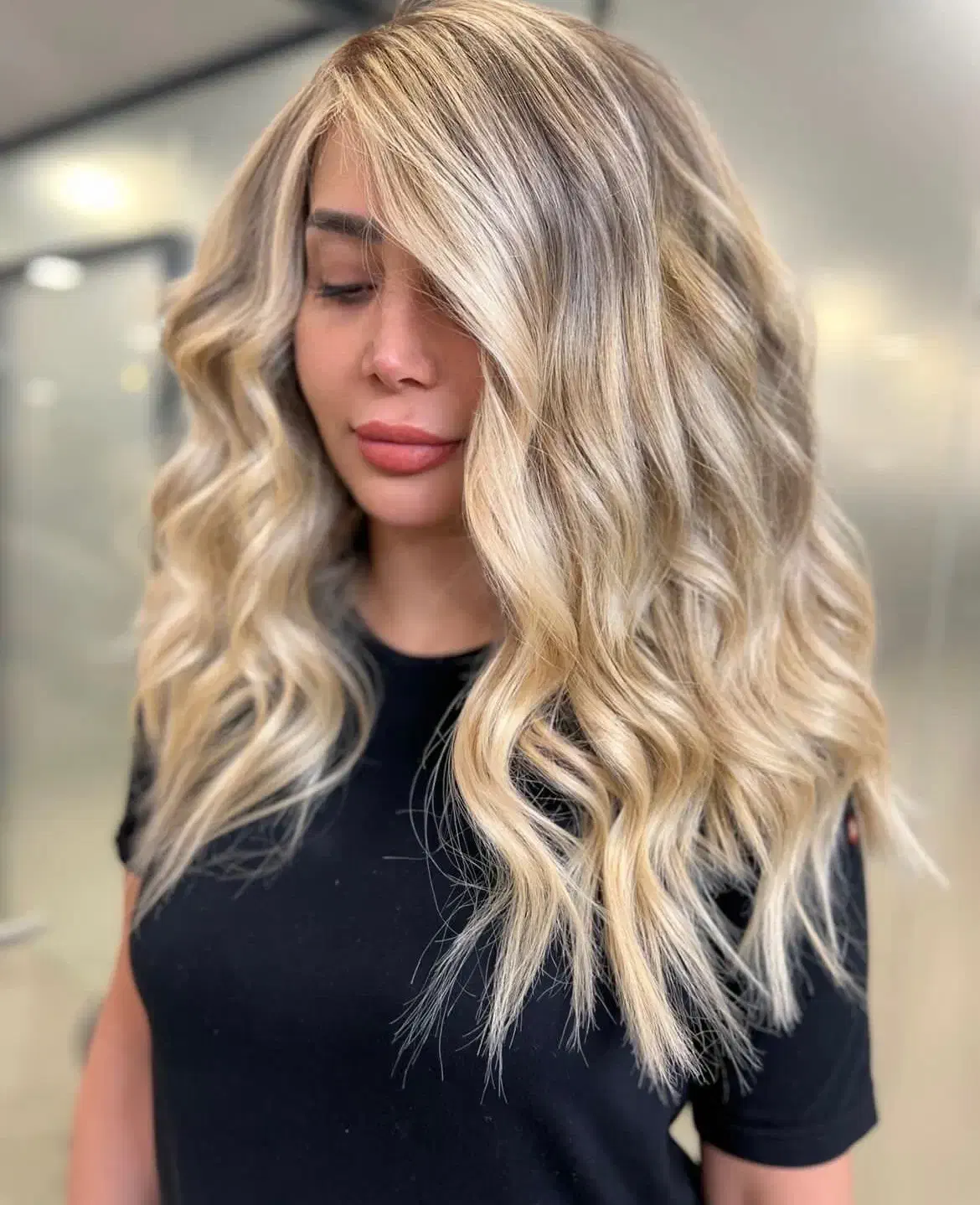 رنگ و لایت فویلی ۴۵ بالیاژ مو آمبره رنگولایت مش|خدمات آرایشگری و زیبایی|مسجد سلیمان, |دیوار