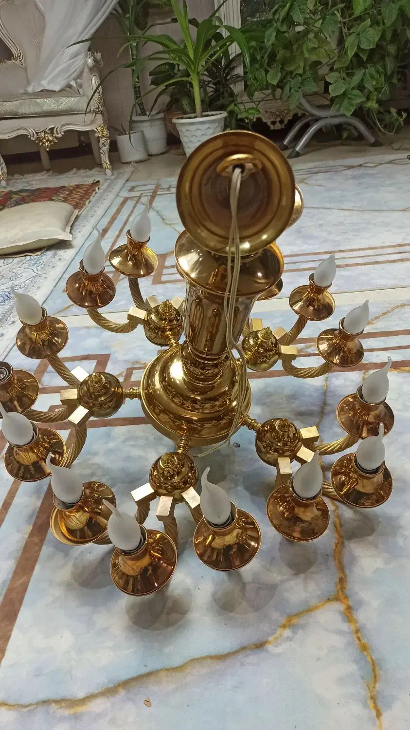 لوستر برنز|لوستر و چراغ آویز|اصفهان, شمس آباد|دیوار