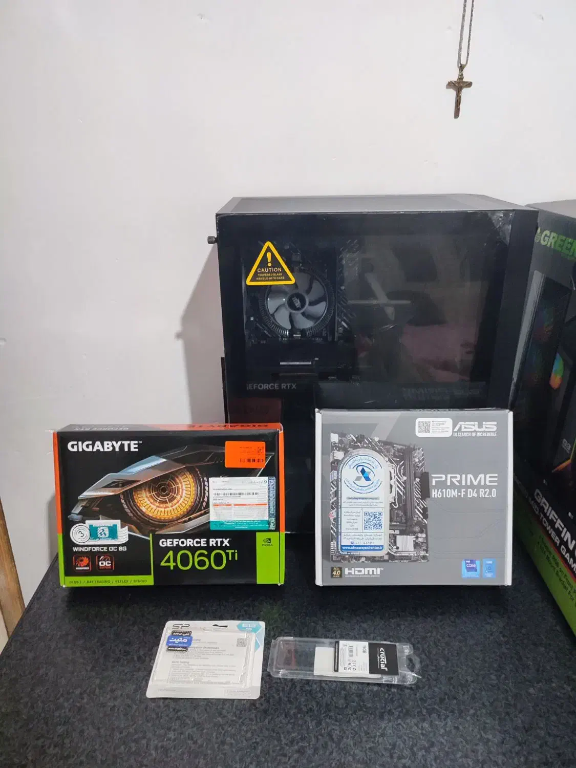 کیس گیمینگ گرافیک 4060TI|رایانه رومیزی|قزوین, |دیوار