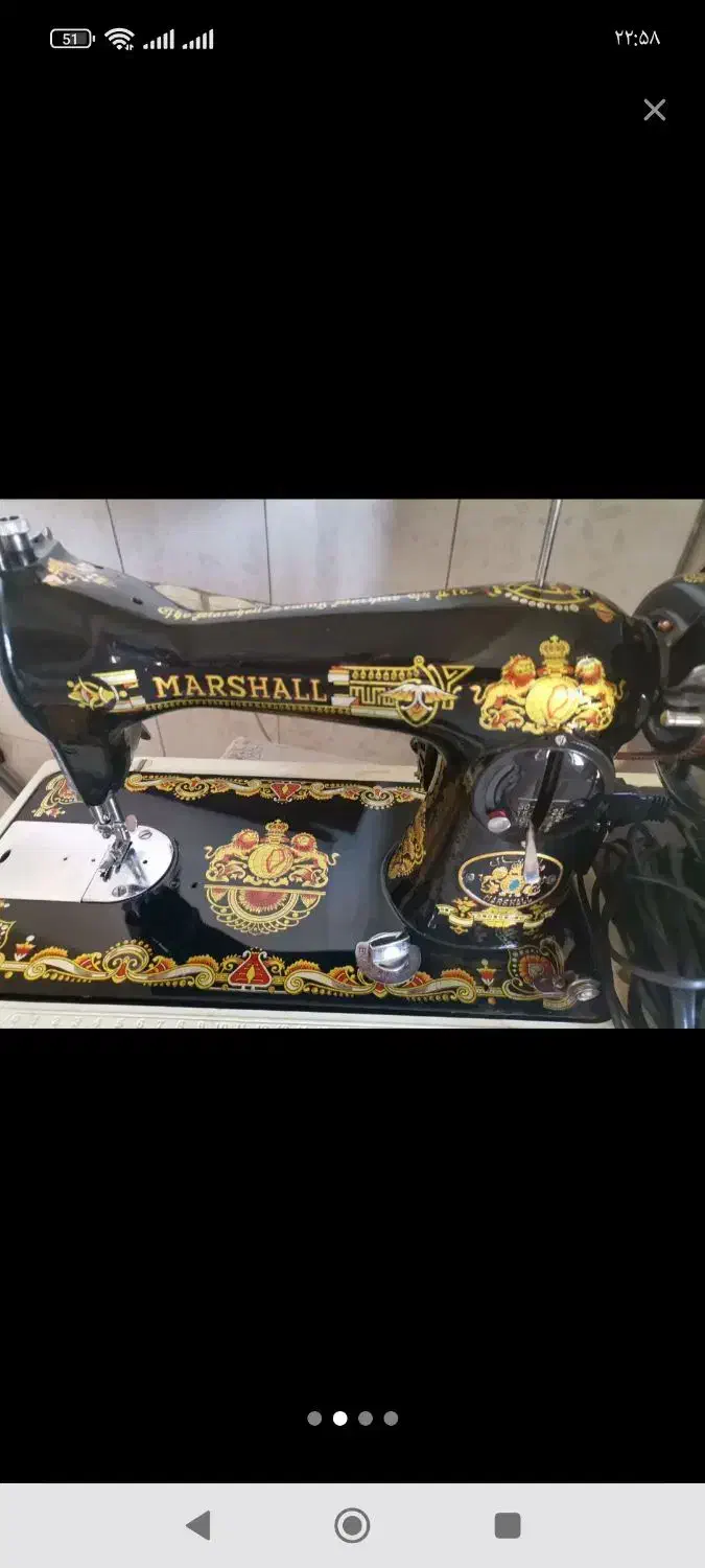 چرخ خیاطی مارشال اصل سنگین وزن برقی|چرخ خیاطی و ریسندگی|قم, ولیعصر|دیوار