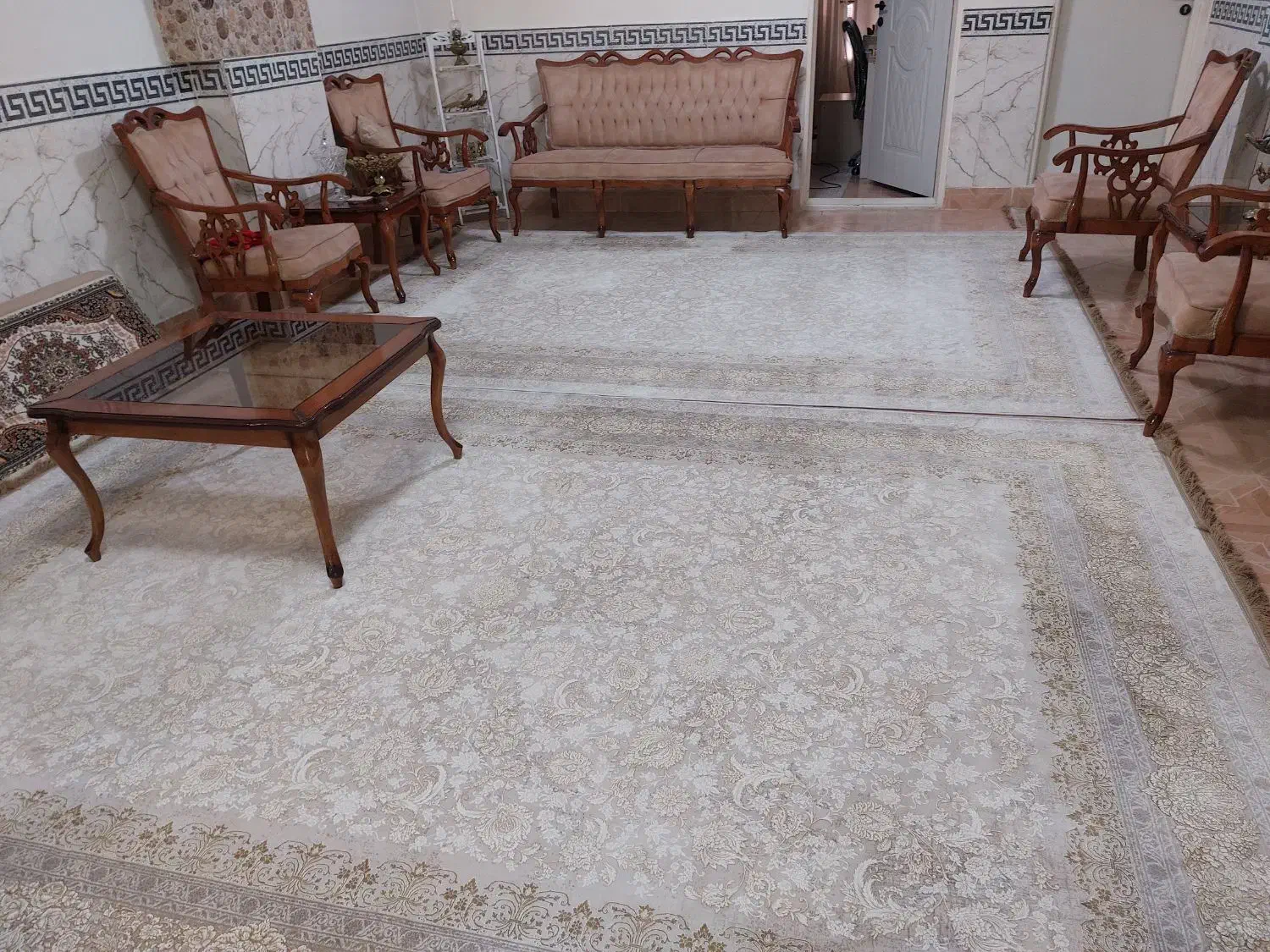 دو تخته فرش 9 متری|فرش|باقرشهر, |دیوار