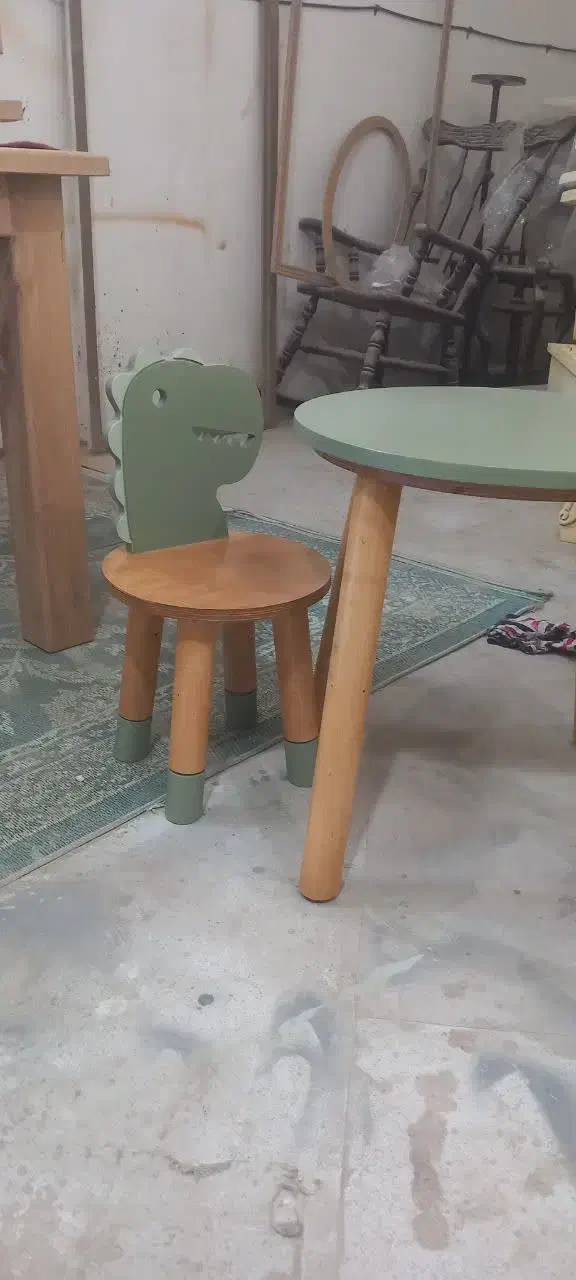 تولیدی میز وصندلی چوبی کودک .مهدکودک سیسمونی|تخت و صندلی بچه|مشهد, دانشجو|دیوار