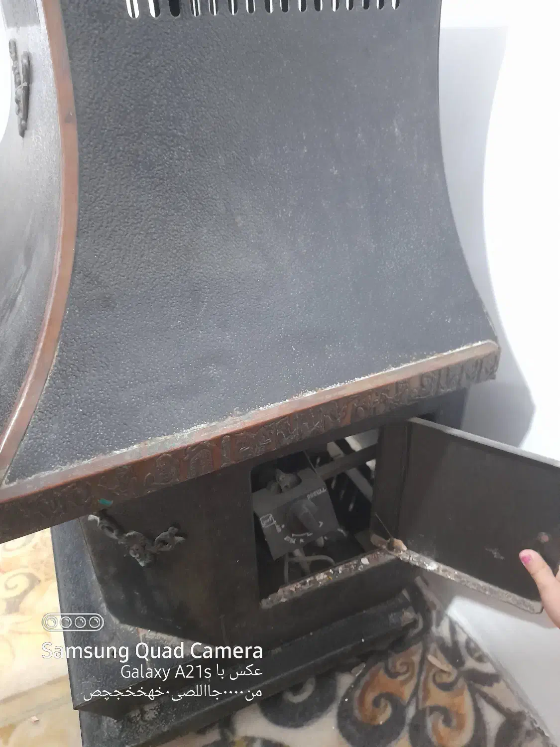 بخاری گازی شومینه ای|بخاری، هیتر، شومینه|بندر ماهشهر, |دیوار