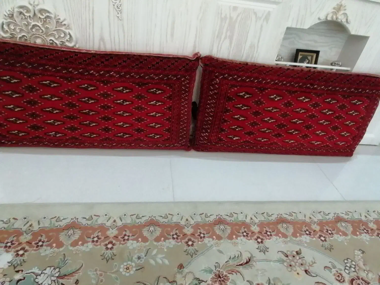 پشتی دستباف ترکمن|پشتی|مشهد, سعد آباد|دیوار