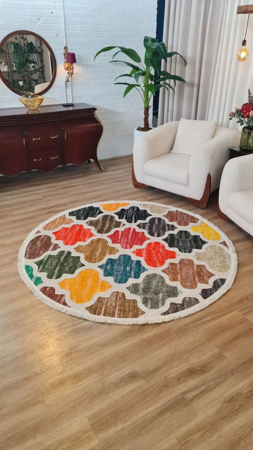 فرشینه گرد/روفرشی کشدار|فرش|ماسال, |دیوار