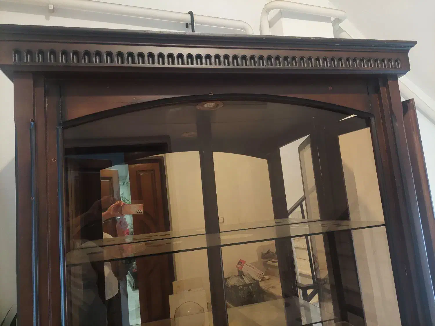 ویترین چوبی|بوفه، ویترین، کنسول|رشت, چله خانه|دیوار