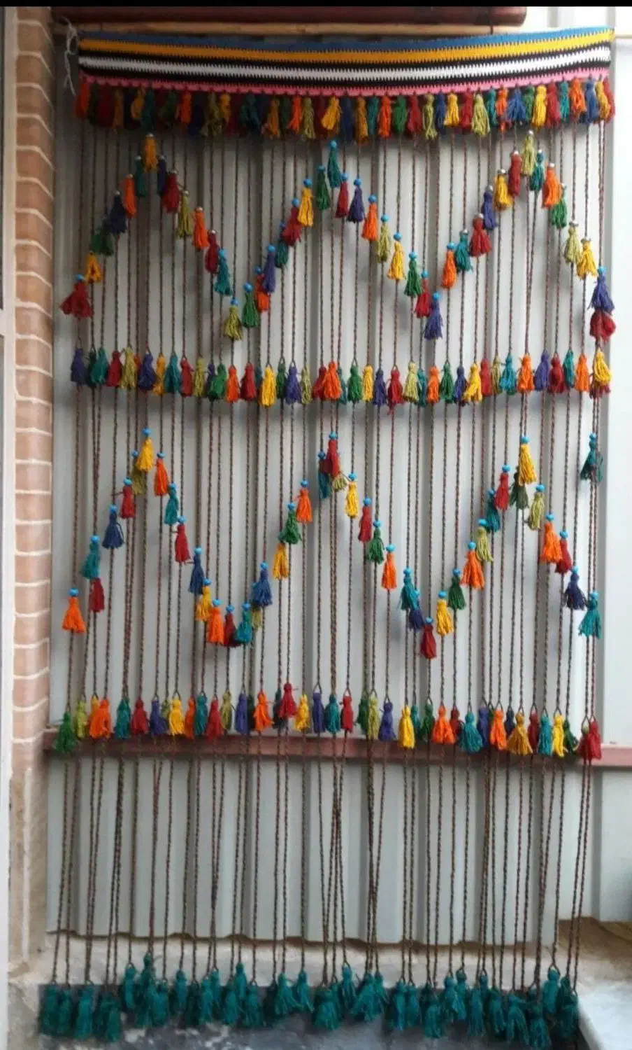 پرده سنتی|گلیم، جاجیم، گبه|اصفهان, فردوان|دیوار