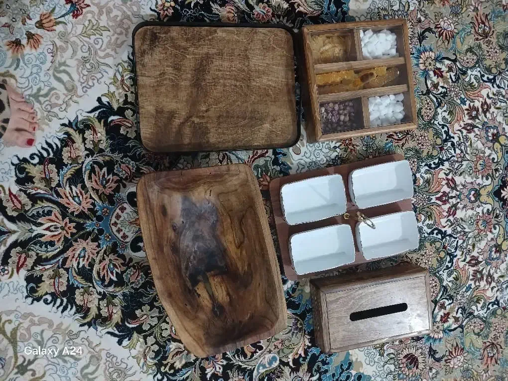 ظروف چوبی|ظروف سرو و پذیرایی|شهرکرد, |دیوار