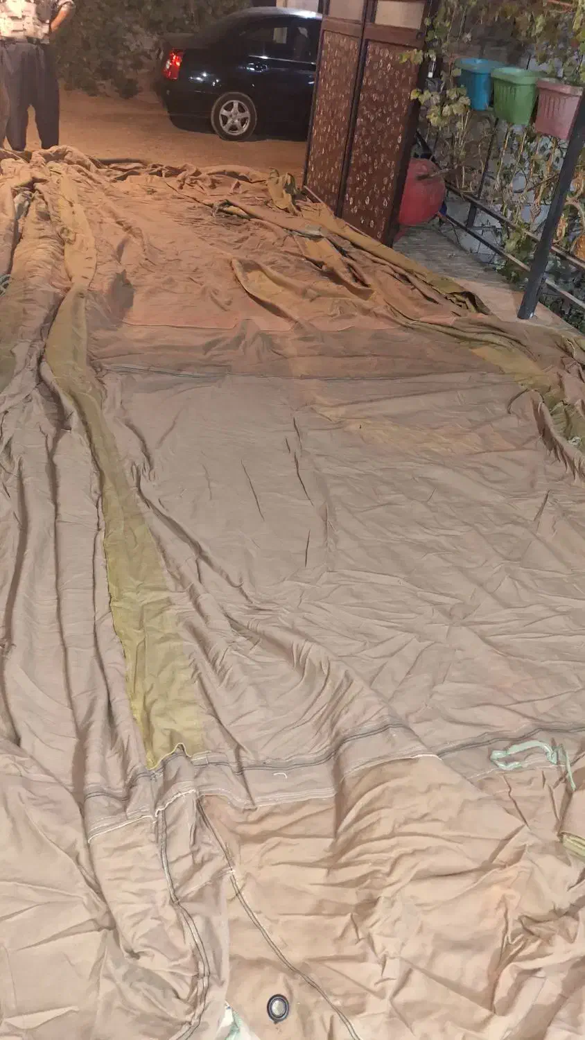 چادر برزنتی کلفت به طول شش متر|کوهنوردی و کمپینگ|جوانرود, |دیوار