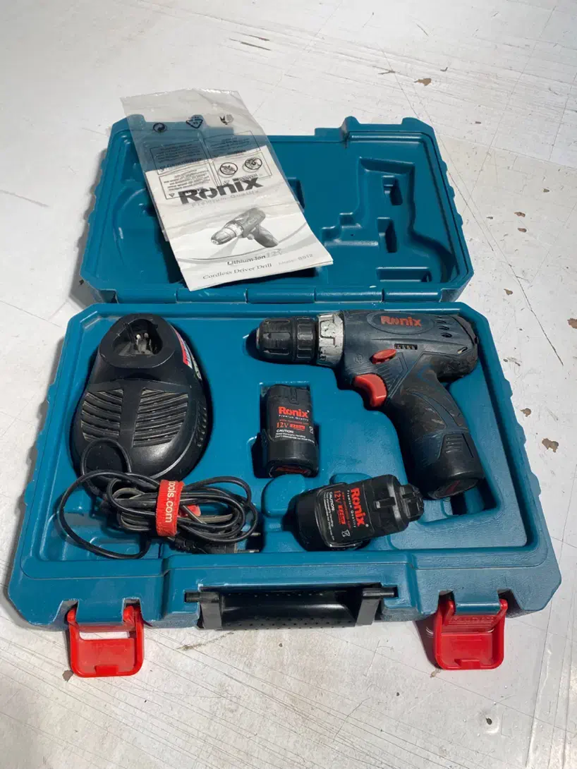 پیچ گوشتی شارژی رونیکس دریل شارژی رونیکس با ۳باطری|ابزارآلات|تهران, شادآباد|دیوار