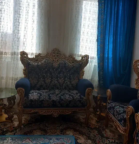 مبل سلطنتی|مبلمان خانگی و میز عسلی|پرند, فاز ۵|دیوار