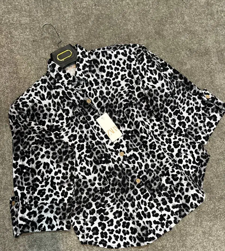 شومیز مانتو پلنگی کتان|لباس|شاهرود, |دیوار