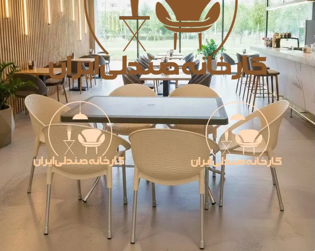 میز و صندلی پلاستیکی مدل کیوان ناهارخوری غذاخوری|میز و صندلی غذاخوری|تهران, یاخجی آباد|دیوار