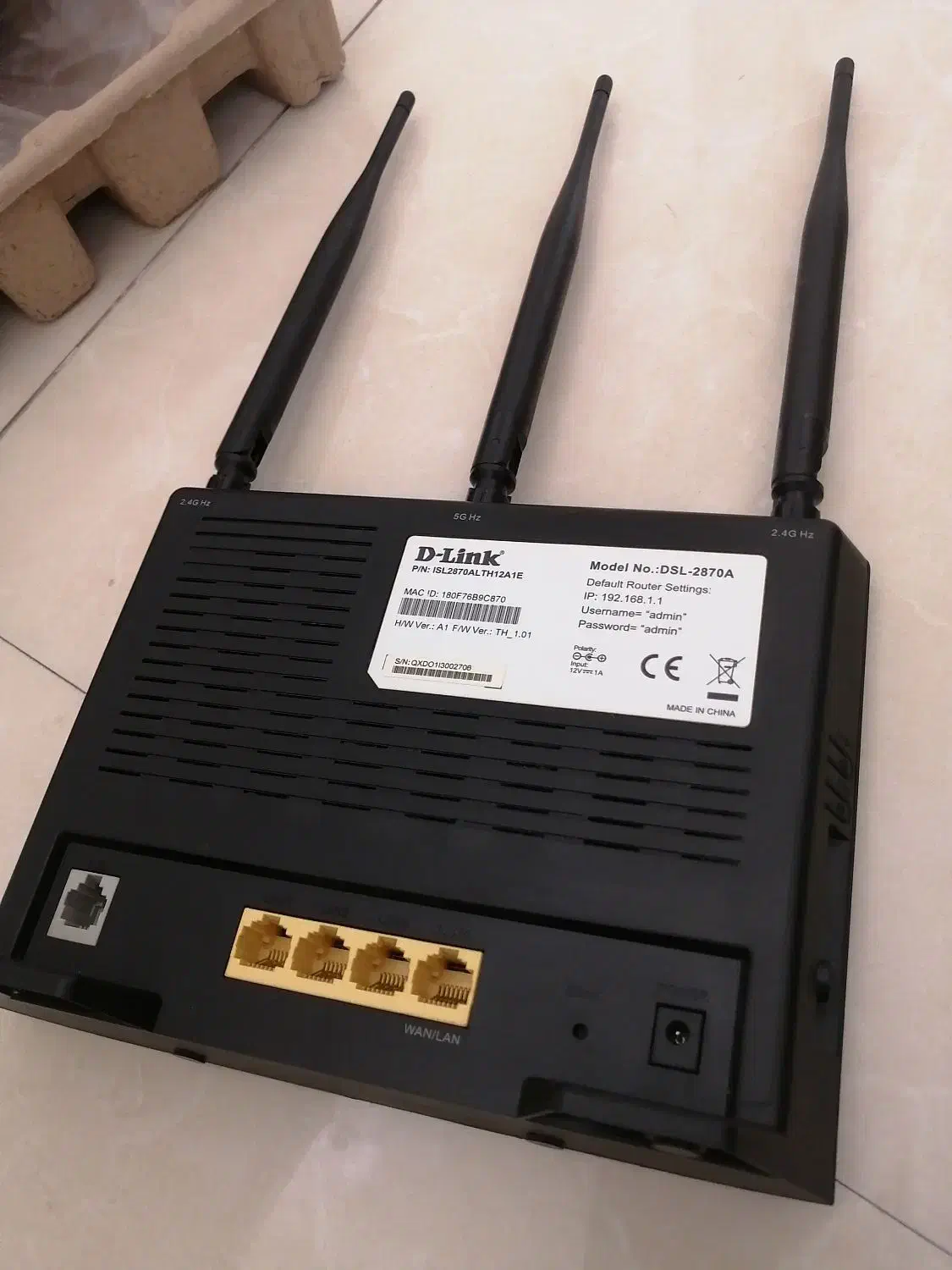مادم دی لینک مدل DSL2870A|مودم و تجهیزات شبکه|تهران, ستارخان|دیوار