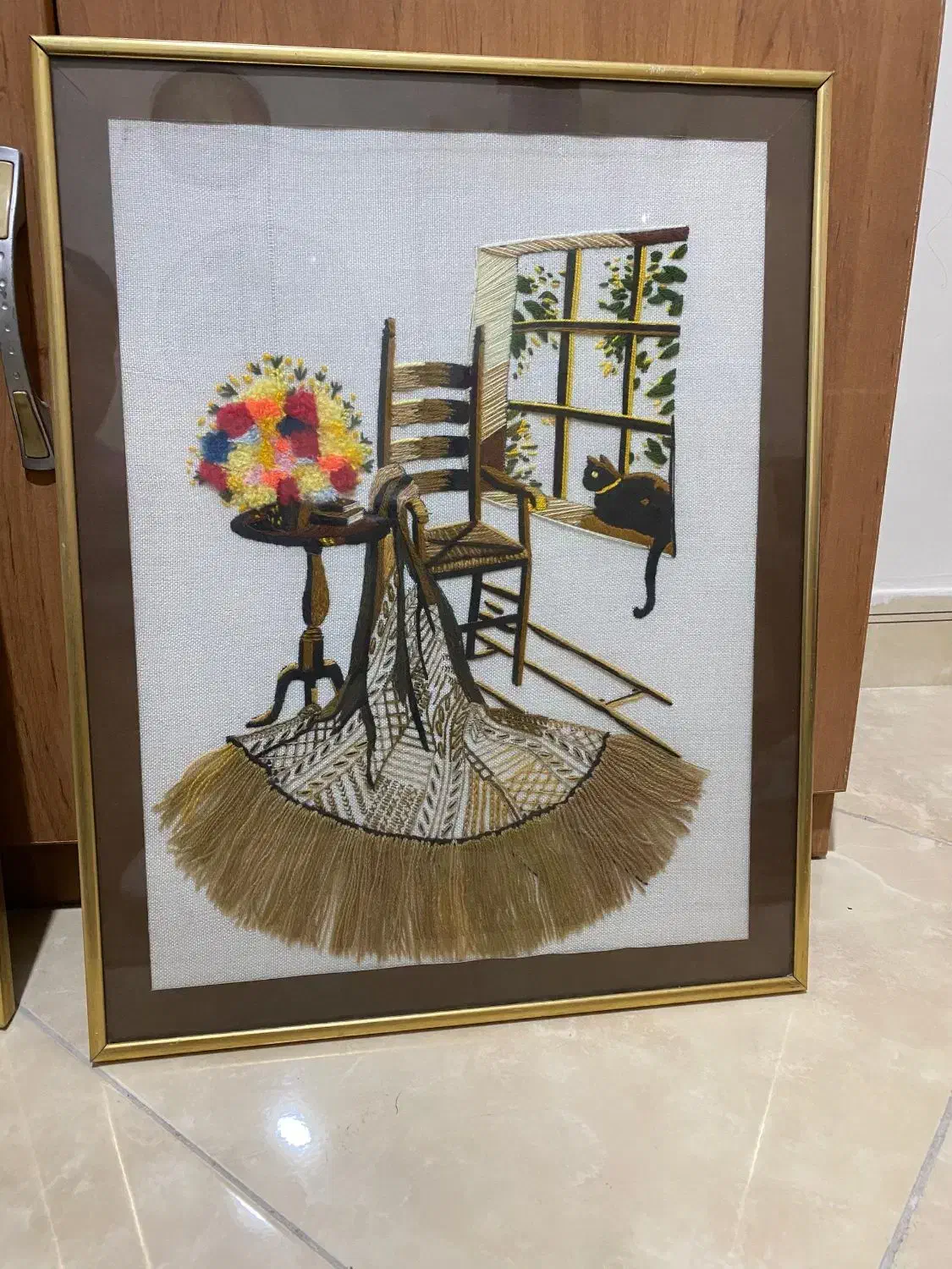 ۲ عدد تابلو گلدوزی مدرن|تابلو، نقاشی، عکس|تهران, شهرک پاسداران|دیوار