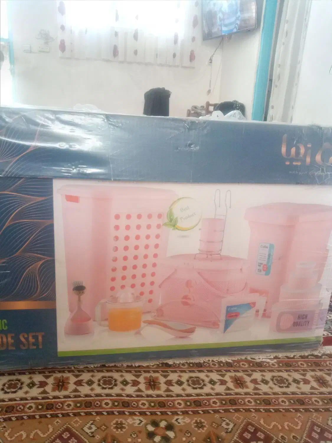 سرویس ۵۸ پارچه زیبا|ظروف نگهدارنده، پلاستیکی، یکبارمصرف|قمرود, |دیوار