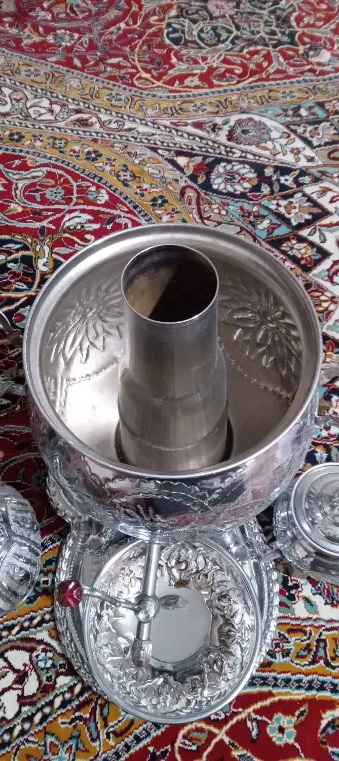 سرویس سماور گازی ۶ لیتری میلاد|سماور، چایساز، قهوهساز|تهران, مولوی|دیوار