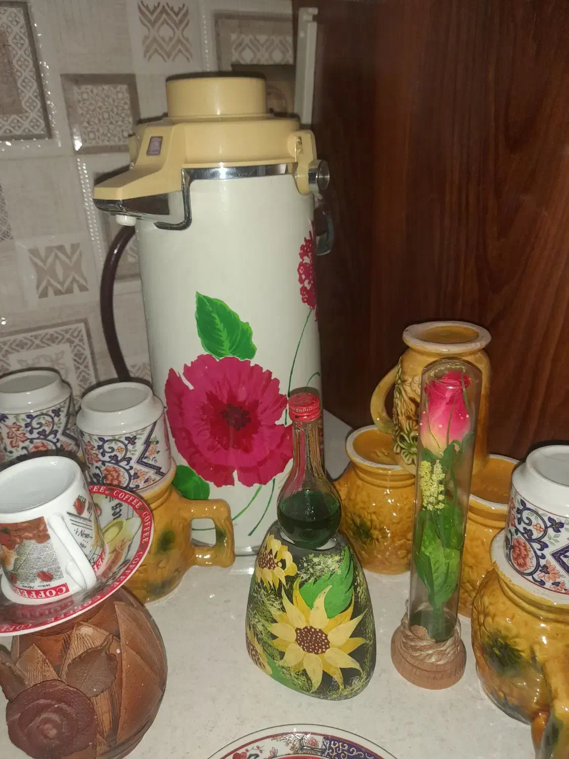 کلی وسایل دکوری از نعلبکی تا لیوان|صنایع دستی و سایر لوازم تزئینی|لنگرود, |دیوار