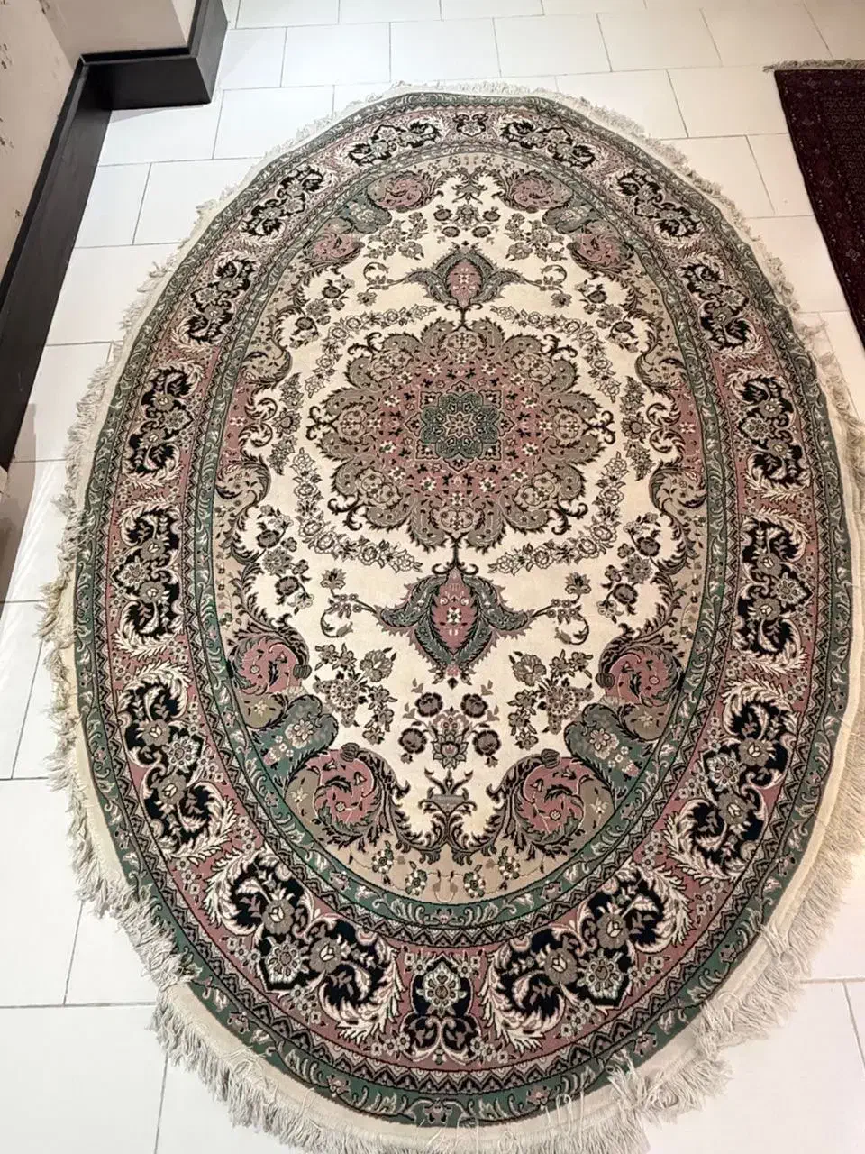 فرش ۶ متری بیضی|فرش|سنندج, |دیوار